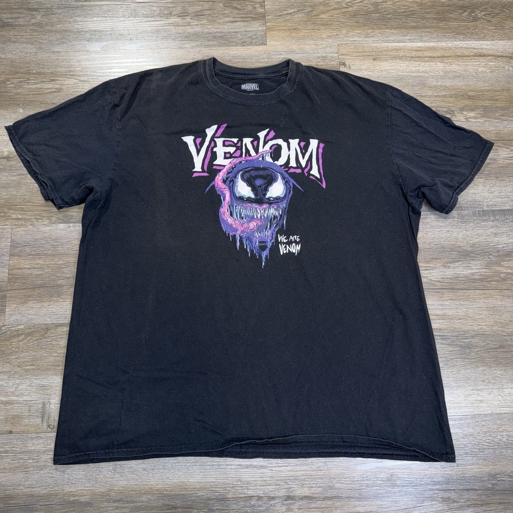 Marvel Venom "We Are Venom" Graphic Tee Mens 2X-Large Black Short-Sleeve